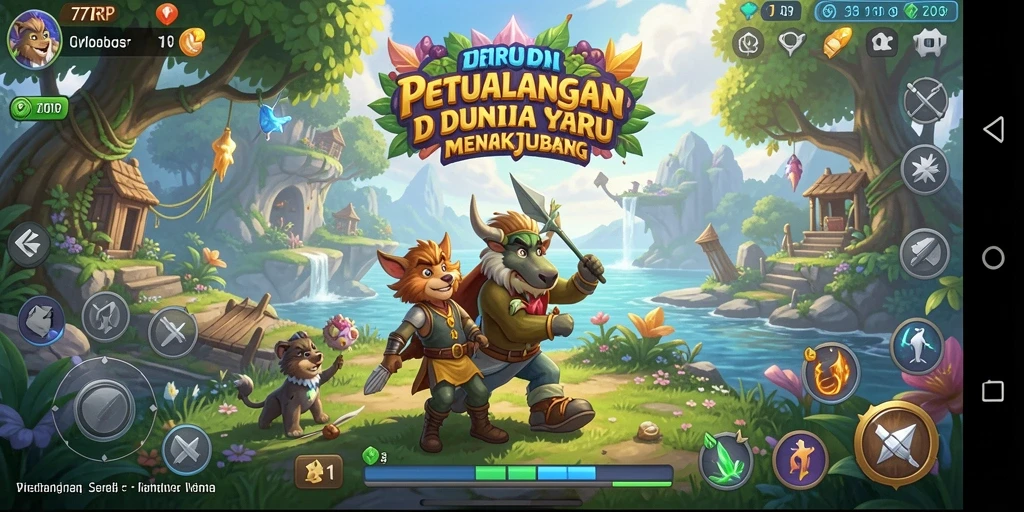 Tampilan gameplay 77RP yang mengasyikkan dan menantang.
