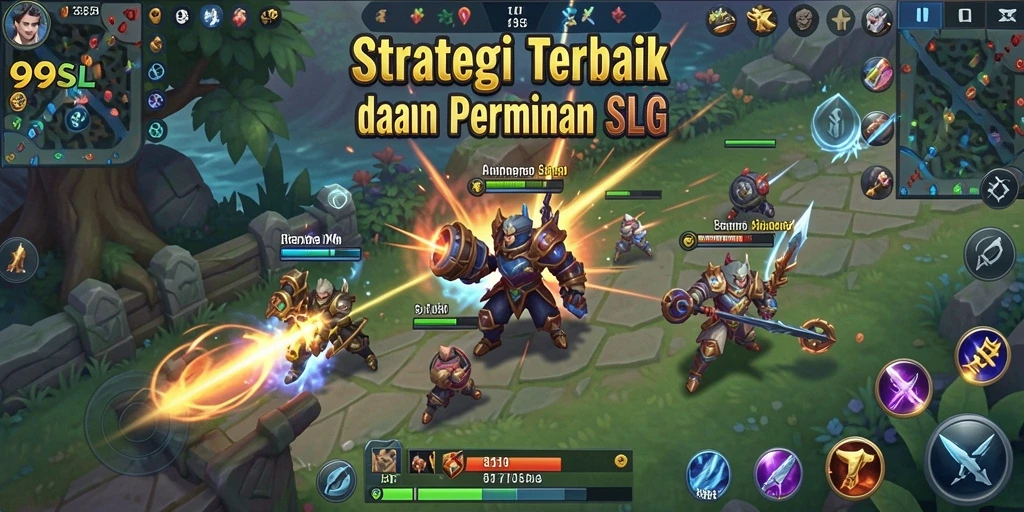 Tampilan strategis dari gameplay 99SL yang menegangkan.