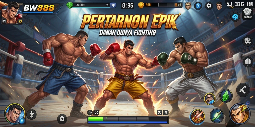 Tampilan menarik dari gameplay BW888 yang penuh aksi pertarungan.