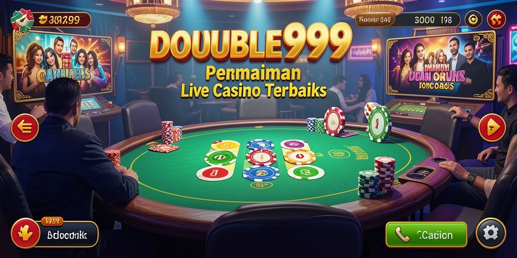 Gameplay Live Casino yang mengasyikkan di DOUBLE999.