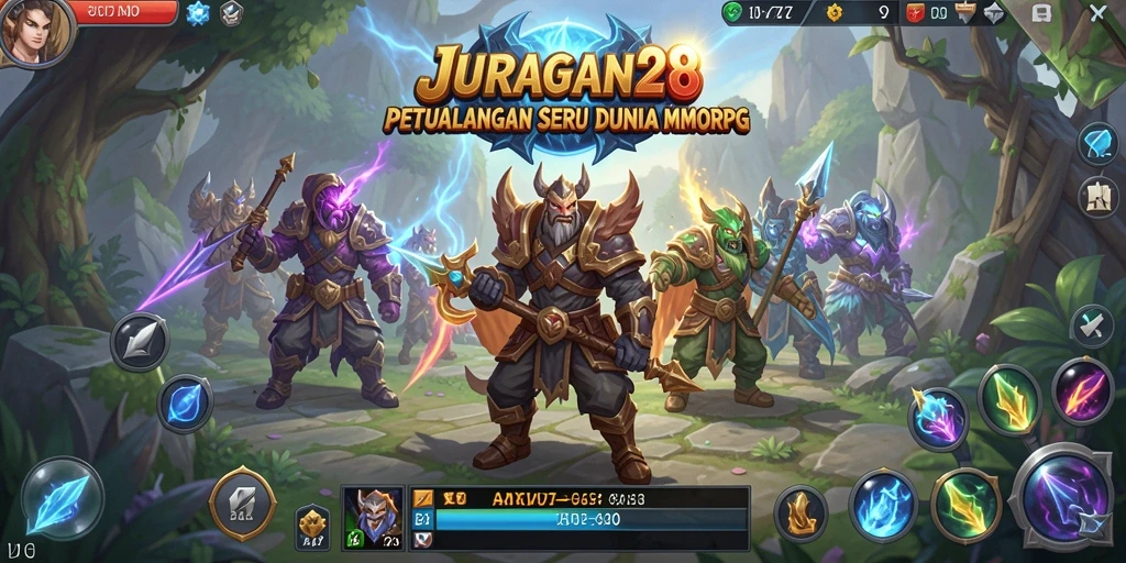 Tampilan gameplay seru dan mendalam di JURAGAN28