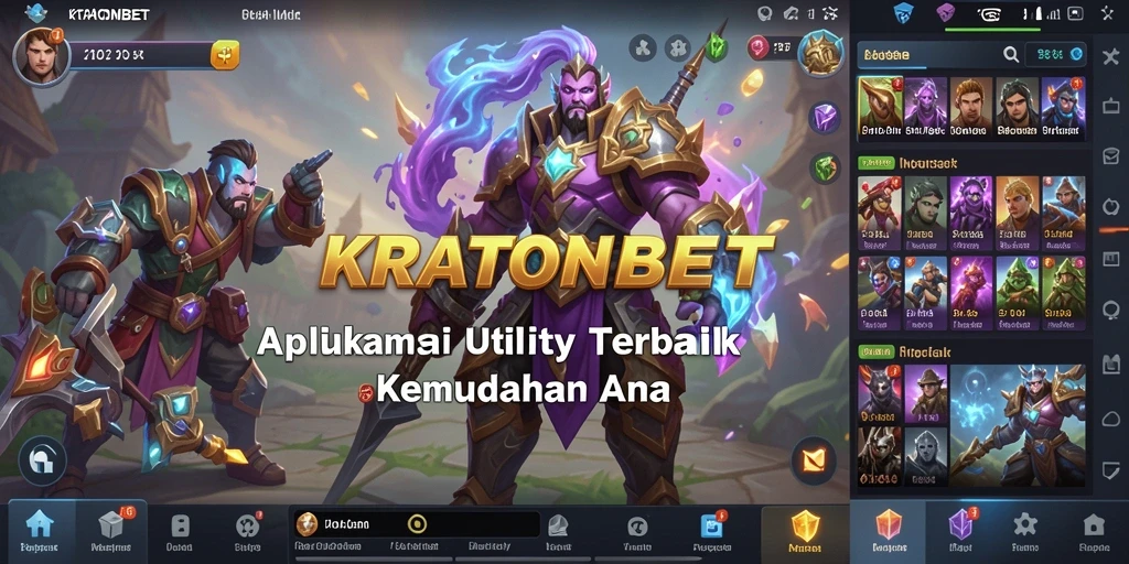 Tampilan antarmuka utama KRATONBET yang menarik dan mudah digunakan.