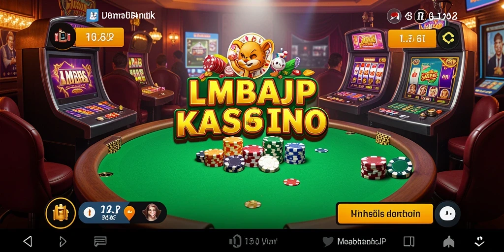Tampilan gameplay menarik dari LMBAJP dengan elemen Kasino yang menghibur.