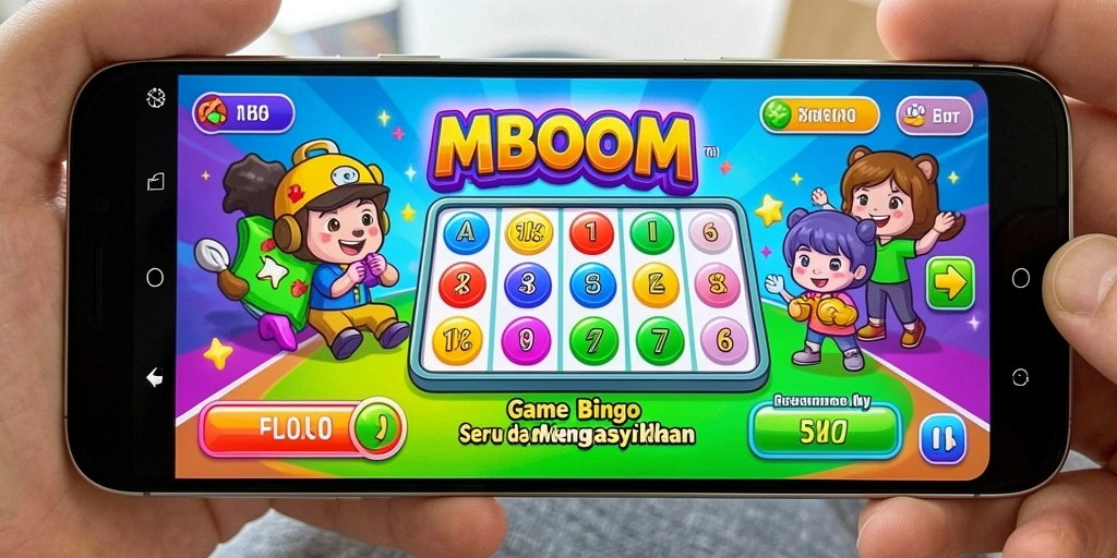Tampilan gameplay Bingo yang seru dan interaktif di MBOOM.