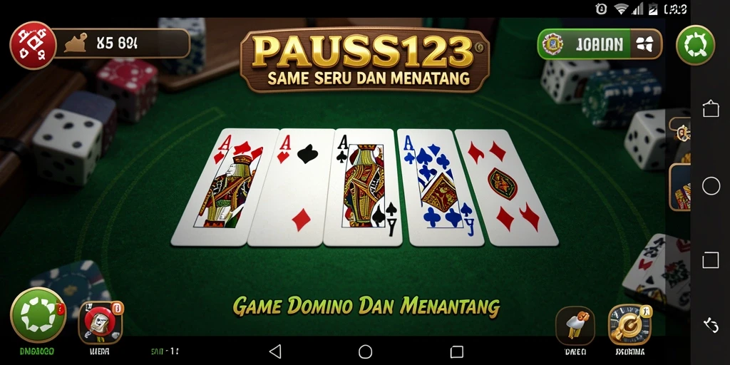 Tampilan gameplay seru dalam PAUS123 yang mengasyikkan.