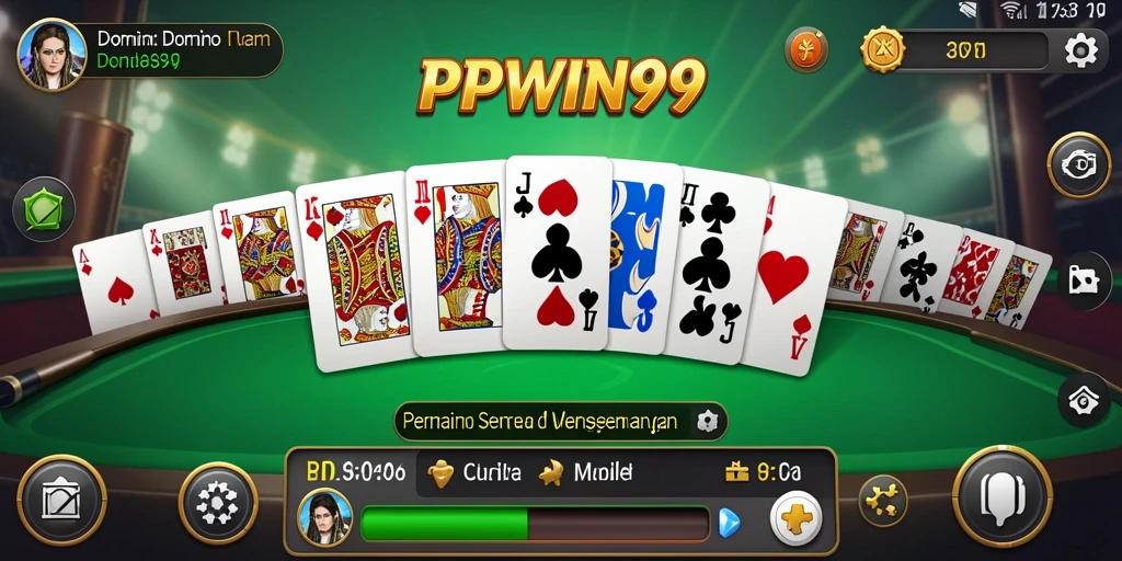 Tangkapan layar gameplay Domino yang seru di PPWIN99.