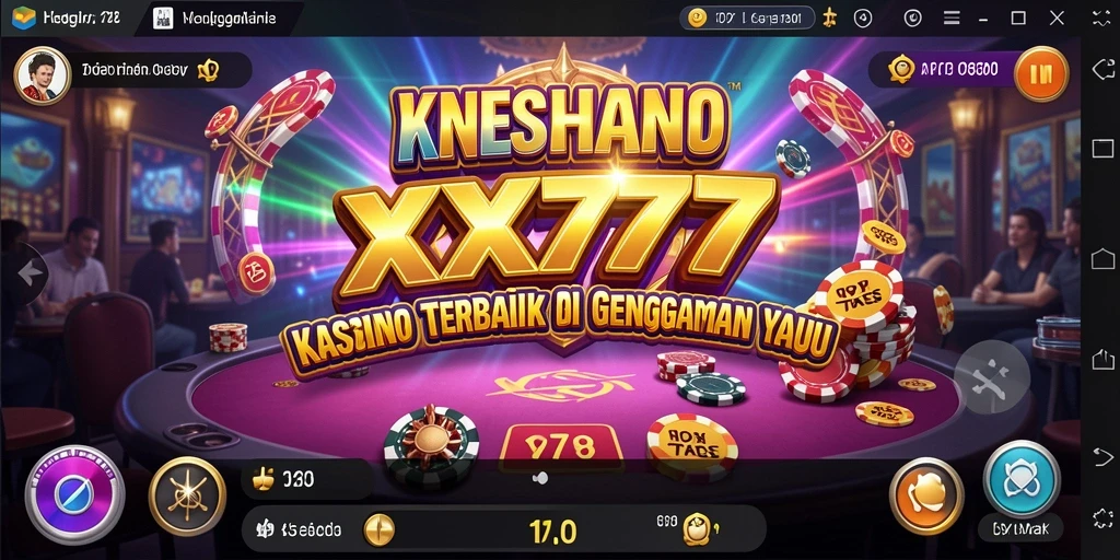 Screenshot XXX777 menampilkan gameplay kasino yang menarik dengan efek visual memukau.